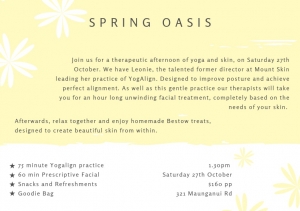 Spring Oasis Self-Love Mini Retreat at Mount Skin &amp; Body