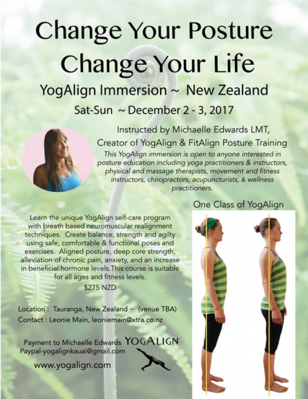 Michaelle Edwards creator of YogAlign from Kauai, Hawaii